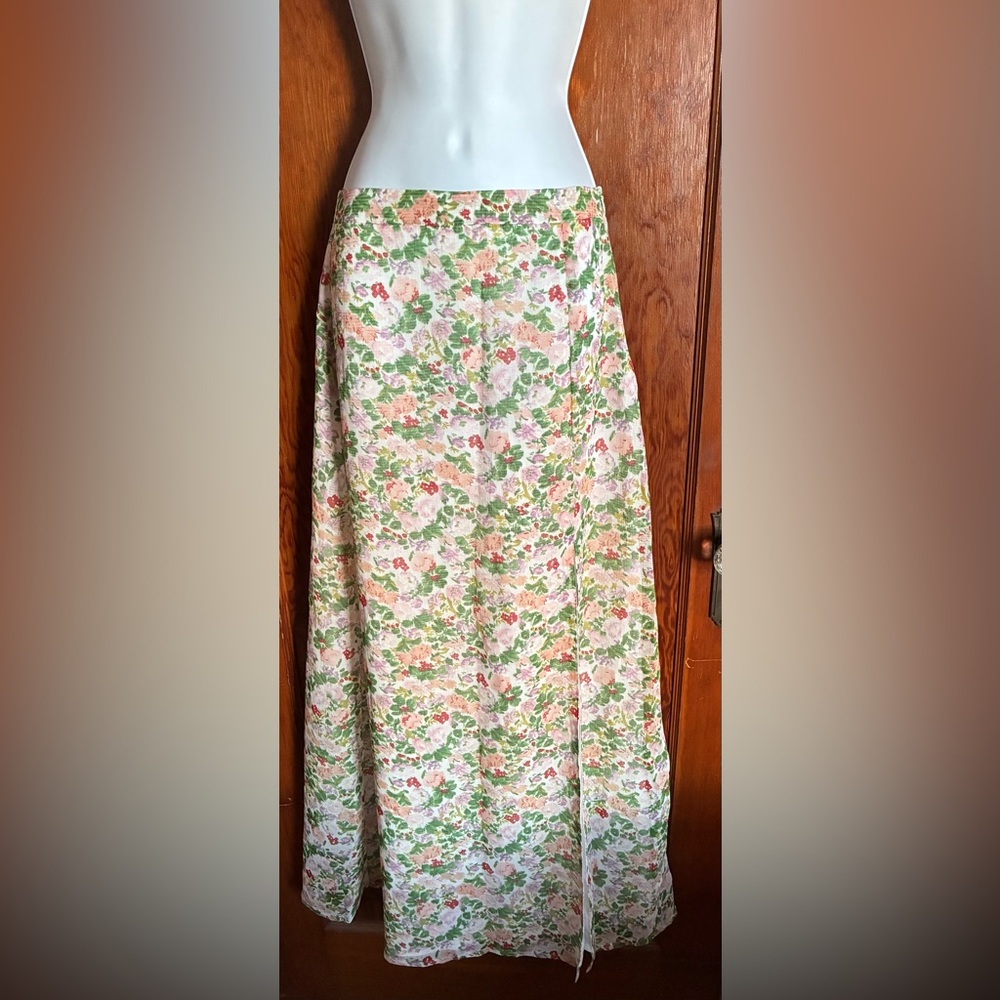 NWT Nasty Gal Maxi Skirt With Slit